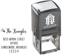 Square Self-Inking Stamp by Mason Row (Kringle)