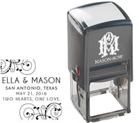 Square Self-Inking Stamp by Mason Row (Ella)