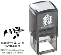 Square Self-Inking Stamp by Mason Row (Gia)