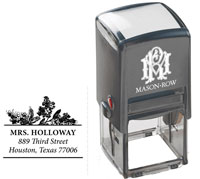 Square Self-Inking Stamp by Mason Row (Holloway)