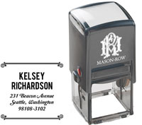 Square Self-Inking Stamp by Mason Row (Kelsey)