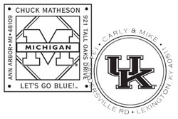 College Logo Stampers