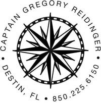 Noteworthy Collections - Custom Self-Inking Address Stampers (Compass) (NS-135)