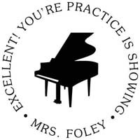 Noteworthy Collections - Custom Self-Inking Address Stampers (Piano) (NS-205)