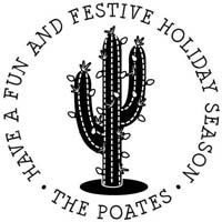 Noteworthy Collections - Custom Self-Inking Address Stampers (Holiday Cactus) (NS-236)