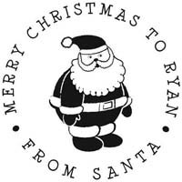 Noteworthy Collections - Custom Self-Inking Address Stampers (Santa) (NS-250)