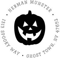 Noteworthy Collections - Custom Self-Inking Address Stampers (Jack-o-Lantern) (NS-272)