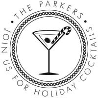 Noteworthy Collections - Custom Self-Inking Address Stampers (Holiday Martini) (NS-315)