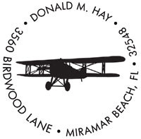 Noteworthy Collections - Custom Self-Inking Address Stampers (Bi-Plane) (NS-424)