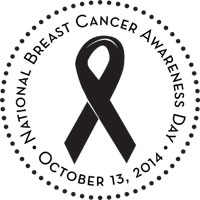 Noteworthy Collections - Custom Self-Inking Address Stampers (Awareness Ribbon w/Dots) (NS-426)
