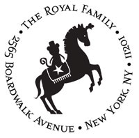 Noteworthy Collections - Custom Self-Inking Address Stampers (Circus Horse) (NS-435)