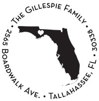 Noteworthy Collections - Custom Self-Inking Address Stampers (Capital of Florida) (NS-541)