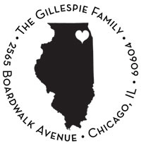 Noteworthy Collections - Custom Self-Inking Address Stampers (Chicago, IL) (NS-599)