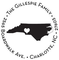 Noteworthy Collections - Custom Self-Inking Address Stampers (Charlotte, NC) (NS-606)