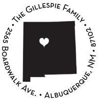 Noteworthy Collections - Custom Self-Inking Address Stampers (Albuquerque, NM) (NS-608)