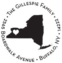 Noteworthy Collections - Custom Self-Inking Address Stampers (Buffalo, NY) (NS-610)