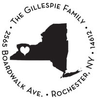 Noteworthy Collections - Custom Self-Inking Address Stampers (Rochester, NY) (NS-612)