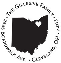 Noteworthy Collections - Custom Self-Inking Address Stampers (Cleveland, OH) (NS-613)