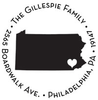 Noteworthy Collections - Custom Self-Inking Address Stampers (Philidelphia, PA) (NS-616)
