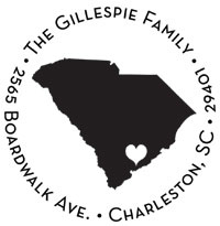Noteworthy Collections - Custom Self-Inking Address Stampers (Charleston, SC) (NS-618)