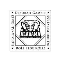 Noteworthy Collections - Custom College Stampers (Alabama Athletic Square) (TNS-ALA02)