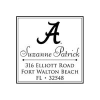Noteworthy Collections - Custom College Stampers (Script A Elegant Stamp) (TNS-ALA04)