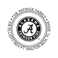 Noteworthy Collections - Custom College Stampers (Alabama Circle Stamp) (TNS-ALA05)
