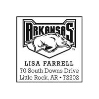 Noteworthy Collections - Custom College Stampers (Arkansas Square Stamp) (TNS-ARK02)