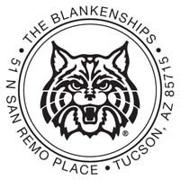 Noteworthy Collections - Custom College Stampers (Wildcats Circular Stamp) (TNS-ARZ03)