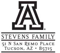 Noteworthy Collections - Custom College Stampers (Arizona "A" Block Stamp) (TNS-ARZ04)