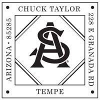 Noteworthy Collections - Custom College Stampers (Arizona State Square) (TNS-AZST01)