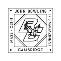 Noteworthy Collections - Custom College Stampers (Boston College Square Stamp) (TNS-BC03)