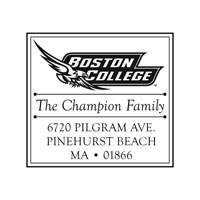 Noteworthy Collections - Custom College Stampers (Boston College Wordmark Stamp) (TNS-BC05)
