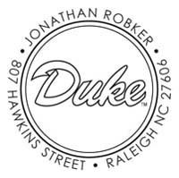 Noteworthy Collections - Custom College Stampers (Duke Script) (TNS-DK03)