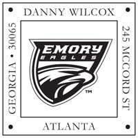 Noteworthy Collections - Custom College Stampers (Emory Eagles Rectangle) (TNS-EU01)