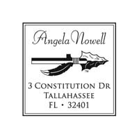 Noteworthy Collections - Custom College Stampers (FSU Spear Square Stamp) (TNS-FSU03)