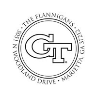 Noteworthy Collections - Custom College Stampers (Georgia Tech Circular Stamp) (TNS-GT01)