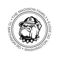 Noteworthy Collections - Custom College Stampers (Georgetown Hoya Circular Stamp) (TNS-GTWN01)