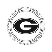 Noteworthy Collections - Custom College Stampers (Georgia "G" Circular Stamp) (TNS-UGA02)