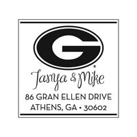 Noteworthy Collections - Custom College Stampers (Georgia "G" Square Stamp) (TNS-UGA04)