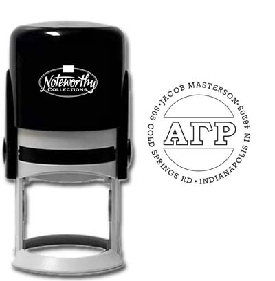 Noteworthy Collections - Custom College Greek Fraternity Stampers (Alpha Gamma Rho 01) (TNG-AGR01)