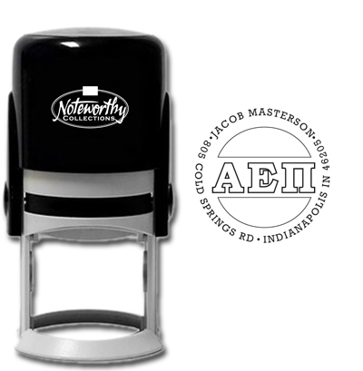 Noteworthy Collections - Custom College Greek Fraternity Stampers (Alpha Epsilon Pi 01) (TNG-API01)