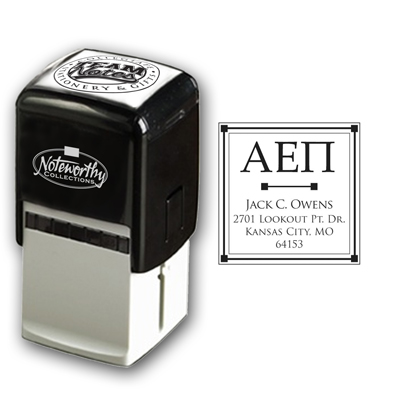Noteworthy Collections - Custom College Greek Fraternity Stampers (Alpha Epsilon Pi 02) (TNG-API02)