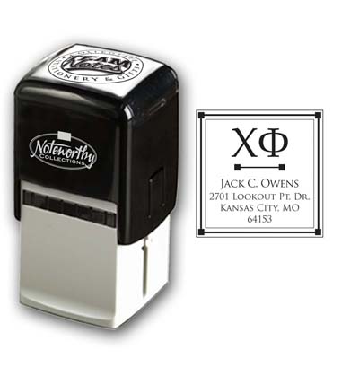 Noteworthy Collections - Custom College Greek Fraternity Stampers (Chi Phi 02) (TNG-CPH02)