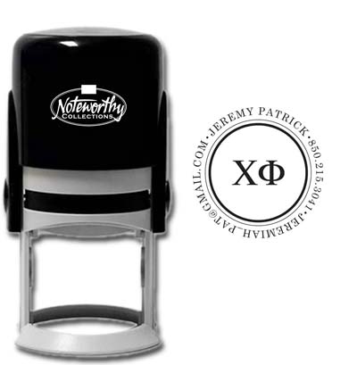 Noteworthy Collections - Custom College Greek Fraternity Stampers (Chi Phi 03) (TNG-CPH03)