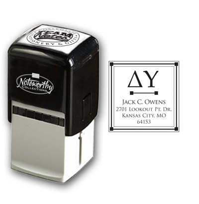 Noteworthy Collections - Custom College Greek Fraternity Stampers (Delta Upsilon 02) (TNG-DU02)