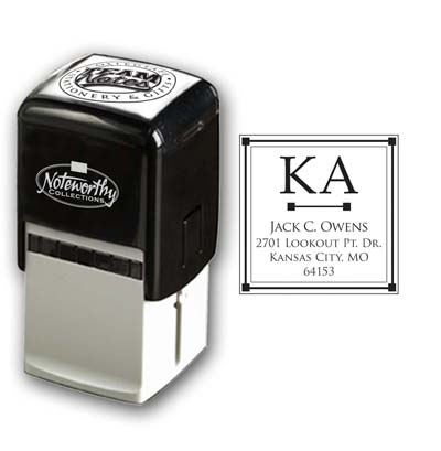 Noteworthy Collections - Custom College Greek Fraternity Stampers (Kappa Alpha 02) (TNG-KA02)