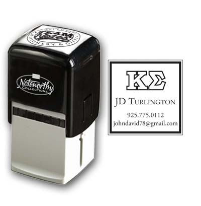 Noteworthy Collections - Custom College Greek Fraternity Stampers (Kappa Sigma 04) (TNG-KS04)