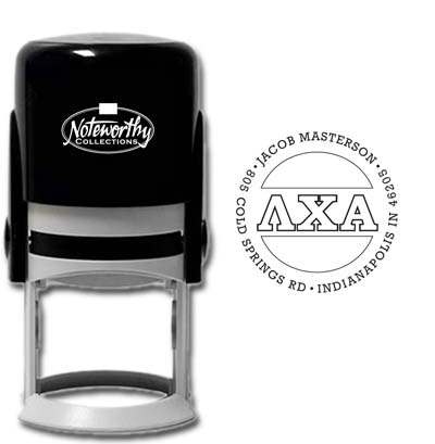 Noteworthy Collections - Custom College Greek Fraternity Stampers (Lambda Chi Alpha 01) (TNG-LCA01)