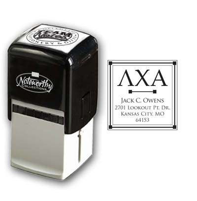 Noteworthy Collections - Custom College Greek Fraternity Stampers (Lambda Chi Alpha 02) (TNG-LCA02)
